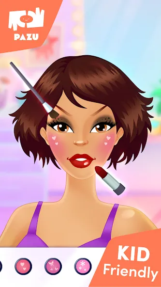 Makeup Girls - Games for kids [МОД: Много денег, Монет и Все открыто] Screenshot 3