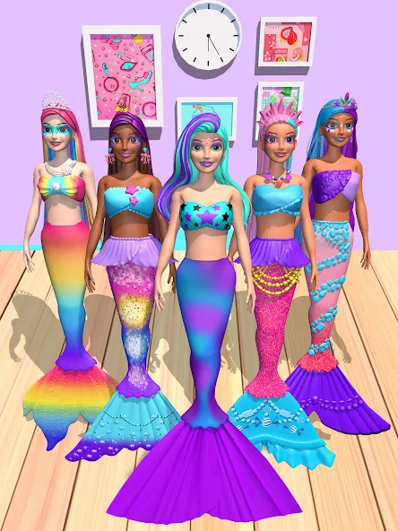 Color Reveal Suprise Doll Game (Цветной сюрпризный кукольный игровой набор) [МОД: Все открыто, Дополнительные деньги и Меню MOD] Screenshot 3