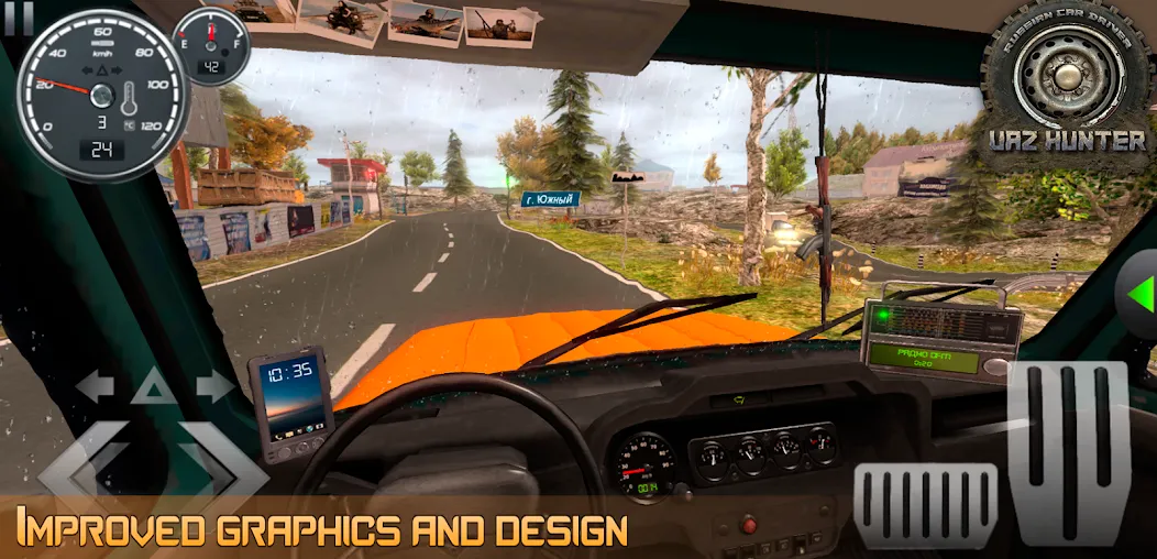 Russian Car Driver Uaz Hunter [МОД: Бесконечные деньги, Монеты и Мега MOD] Screenshot 5