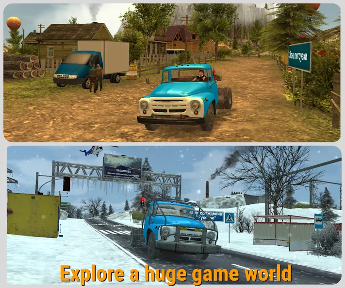 Russian Car Driver ZIL 130 [МОД: Все открыто, Дополнительные деньги и Меню MOD] Screenshot 2