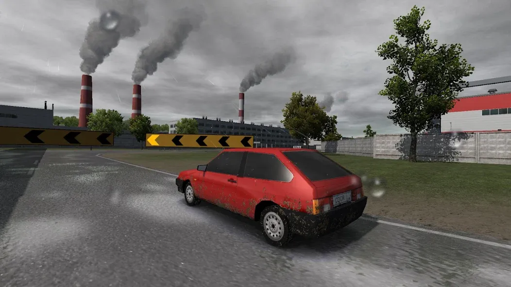 Car Driver Russian Racing [МОД: Меню, Бесконечные монеты и Открытые уровни] Screenshot 1
