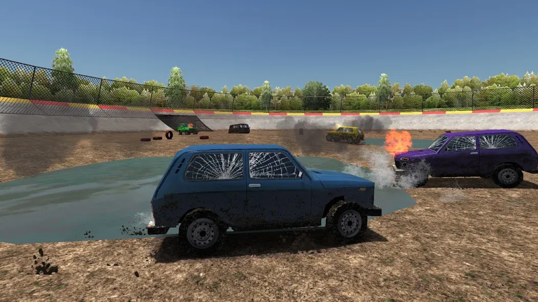 Car Driver Russian Racing [МОД: Меню, Бесконечные монеты и Открытые уровни] Screenshot 3