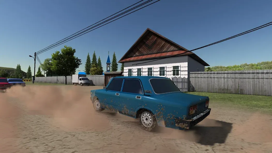 Car Driver Russian Racing [МОД: Меню, Бесконечные монеты и Открытые уровни] Screenshot 4