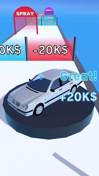 Get the Supercar 3D (Гет зе Суперкар 3Д) [МОД: Бесконечные деньги, Монеты и Мега MOD] Screenshot 4
