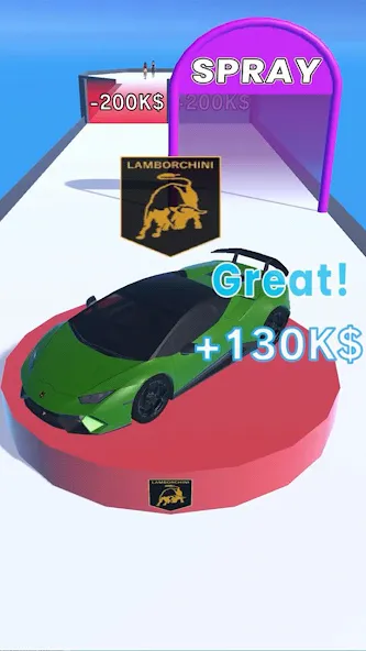 Get the Supercar 3D (Гет зе Суперкар 3Д) [МОД: Бесконечные деньги, Монеты и Мега MOD] Screenshot 5