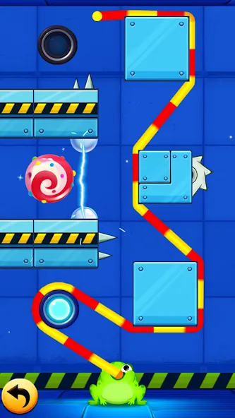 Frog Thife: Candy Thief Puzzle (Фрог Тифе) [МОД: Деньги, Монеты и Меню MOD] Screenshot 2