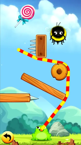 Frog Thife: Candy Thief Puzzle (Фрог Тифе) [МОД: Деньги, Монеты и Меню MOD] Screenshot 3
