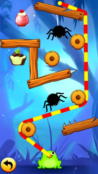 Frog Thife: Candy Thief Puzzle (Фрог Тифе) [МОД: Деньги, Монеты и Меню MOD] Screenshot 5