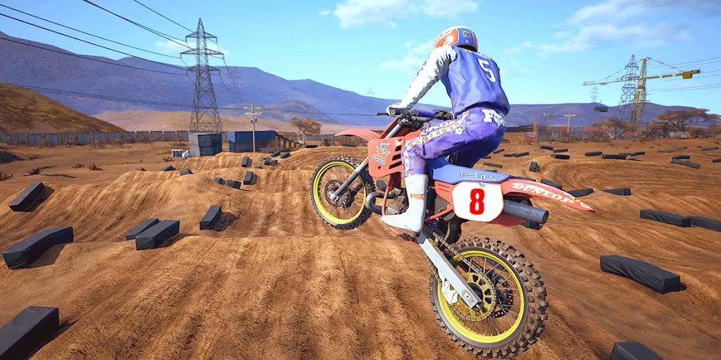 Dirt MX Bikes KTM Motocross 3D (Дирт МХ Байкс КТМ Мотокросс 3Д) [МОД: Все открыто, Дополнительные деньги и Меню MOD] Screenshot 3