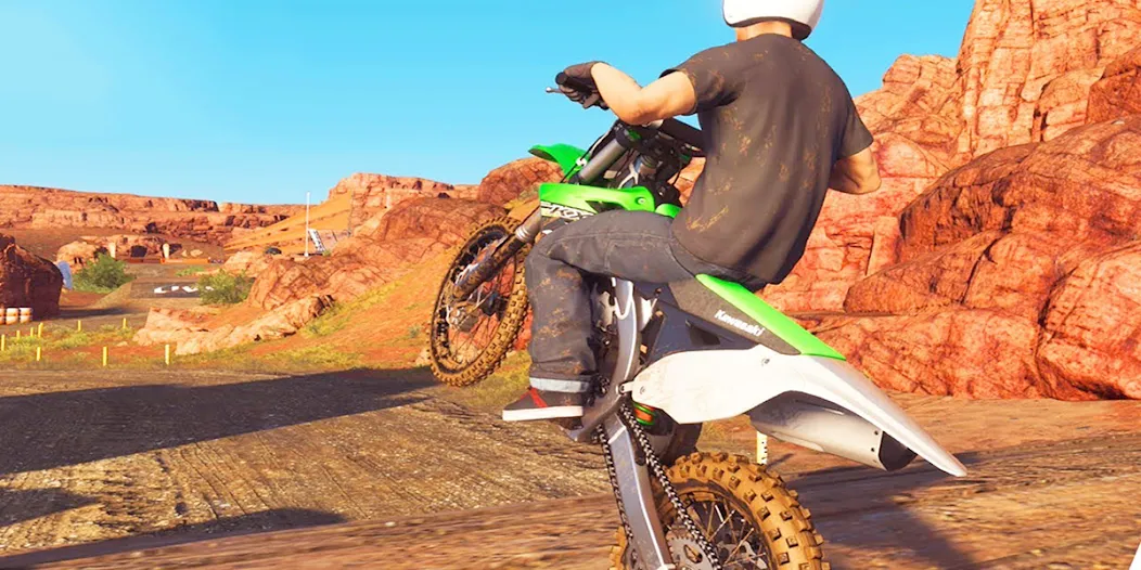 Dirt MX Bikes KTM Motocross 3D (Дирт МХ Байкс КТМ Мотокросс 3Д) [МОД: Все открыто, Дополнительные деньги и Меню MOD] Screenshot 5