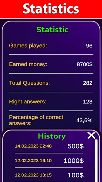 Millionaire 2024 [МОД: Много монет, Открытые уровни и Мега MOD] Screenshot 4