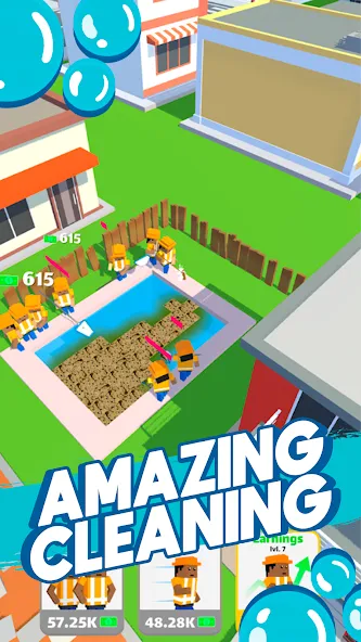Cleaning Idle (Клининг Айдл) [МОД: Много денег, Монет и Все открыто] Screenshot 1