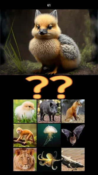 Hybrid Animals Crazy Lab Quiz (Хибридные животные Сумасшедшая лаборатория Викторина) [МОД: Все открыто, Дополнительные деньги и Меню MOD] Screenshot 3