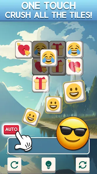 Tile Match Emoji -Triple Tile (Тил Матч Эмоджи) [МОД: Меню, Бесконечные монеты и Открытые уровни] Screenshot 3