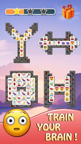 Tile Match Emoji -Triple Tile (Тил Матч Эмоджи) [МОД: Меню, Бесконечные монеты и Открытые уровни] Screenshot 5