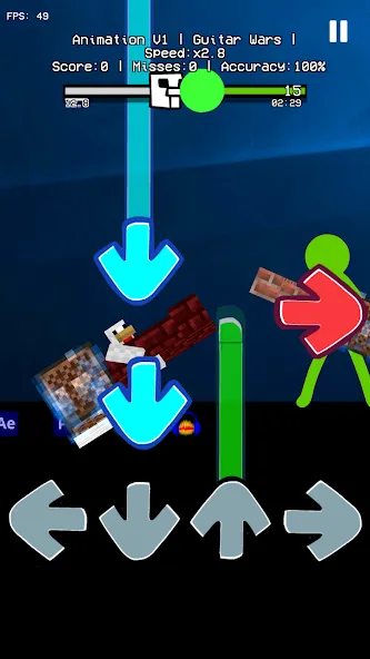 Beat Fight Stickman Full Week (Анимация 1 Полный Мод) [МОД: Много монет, Открытые уровни и Мега MOD] Screenshot 3