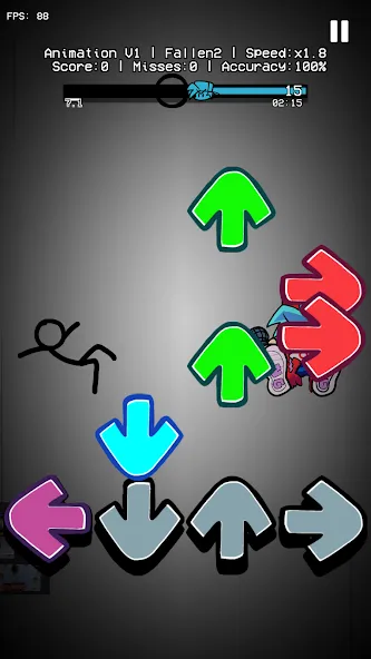 Beat Fight Stickman Full Week (Анимация 1 Полный Мод) [МОД: Много монет, Открытые уровни и Мега MOD] Screenshot 5