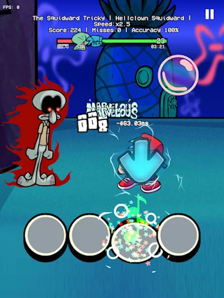 Trickward Undersea Beat Battle (Триковый Фанкин Мод против БФ) [МОД: Бесконечные деньги, Монеты и Мега MOD] Screenshot 4