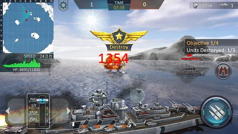 Warship Attack 3D [МОД: Много денег, Монет и Все открыто] Screenshot 4