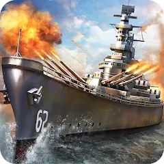 Скачать Warship Attack 3D [МОД: Много денег, Монет и Все открыто] | Взлом Warship Attack 3D на Андроид
