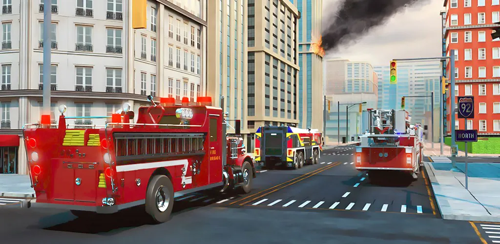 Real Firefighter 3D Simulator (Реальный Пожарник 3D Симулятор) [МОД: Все открыто, Дополнительные деньги и Меню MOD] Screenshot 3