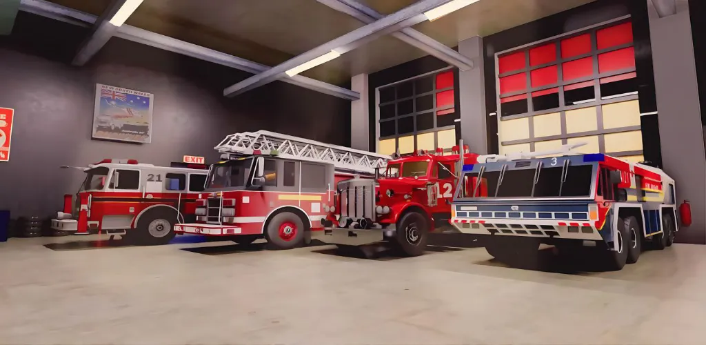 Real Firefighter 3D Simulator (Реальный Пожарник 3D Симулятор) [МОД: Все открыто, Дополнительные деньги и Меню MOD] Screenshot 4