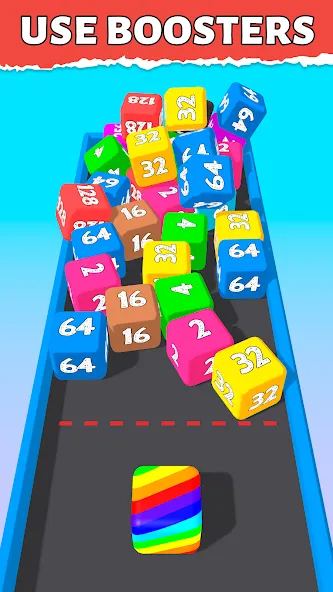 Bounce Merge 2048 Join Numbers [МОД: Меню, Бесконечные монеты и Открытые уровни] Screenshot 4