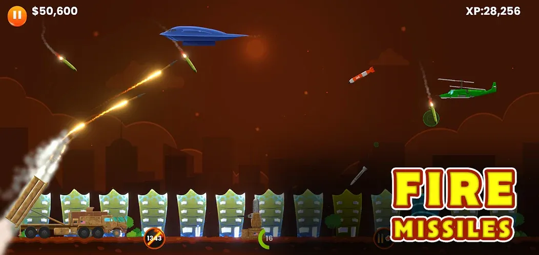 Ballistic Defense [МОД: Меню, Бесконечные монеты и Открытые уровни] Screenshot 2