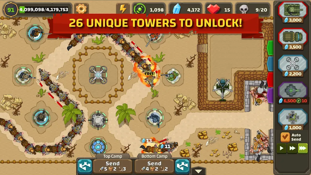 Ancient Allies Tower Defense (Аншент Эллайес Тауэр Дефенс) [МОД: Деньги, Монеты и Меню MOD] Screenshot 1