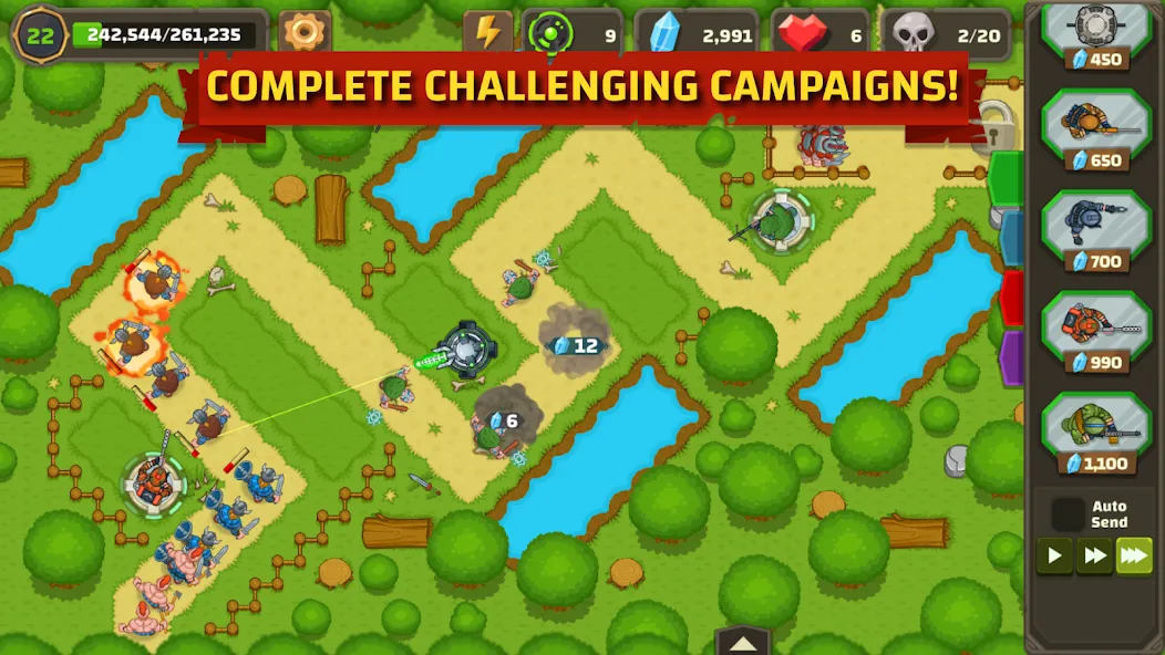 Ancient Allies Tower Defense (Аншент Эллайес Тауэр Дефенс) [МОД: Деньги, Монеты и Меню MOD] Screenshot 2