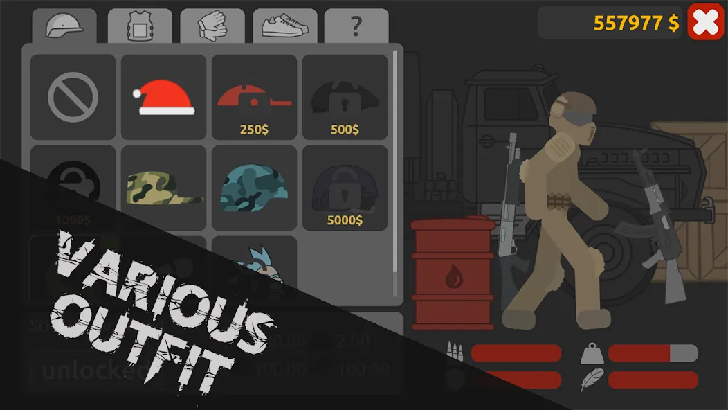 Stick Battle: Ragdoll Fight [МОД: Все открыто, Дополнительные деньги и Меню MOD] Screenshot 4