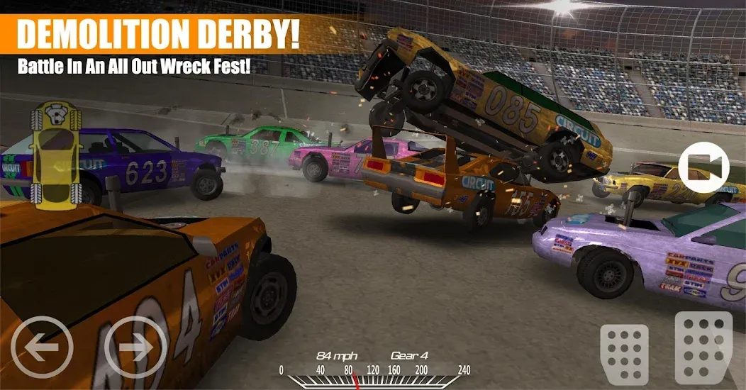 Demolition Derby 2 (Демолиция Дерби 2) [МОД: Все открыто, Дополнительные деньги и Меню MOD] Screenshot 1