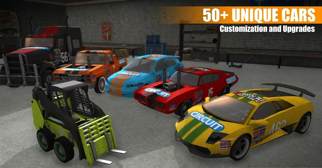 Demolition Derby 2 (Демолиция Дерби 2) [МОД: Все открыто, Дополнительные деньги и Меню MOD] Screenshot 3