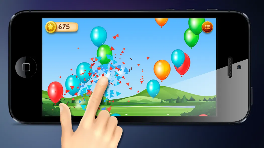 Burst balloons for kids [МОД: Деньги, Монеты и Меню MOD] Screenshot 2