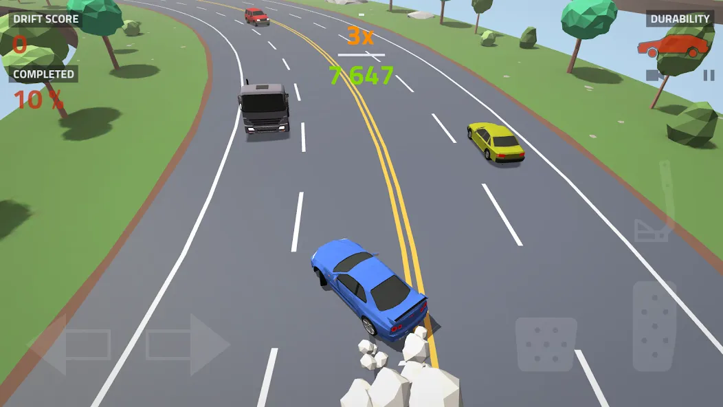 Polygon Drift: Traffic Racing (Полигон Дрифт) [МОД: Много денег, Монет и Все открыто] Screenshot 5