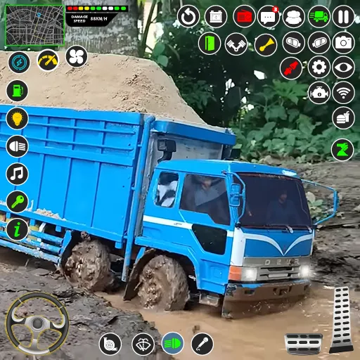 Mud Truck Runner Simulator 3D [МОД: Бесконечные деньги, Монеты и Мега MOD] Screenshot 1