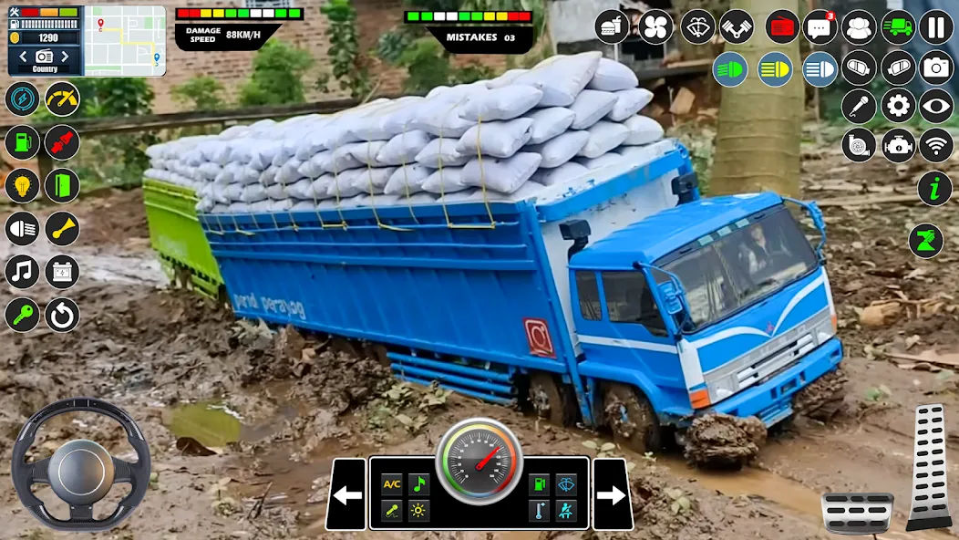 Mud Truck Runner Simulator 3D [МОД: Бесконечные деньги, Монеты и Мега MOD] Screenshot 5