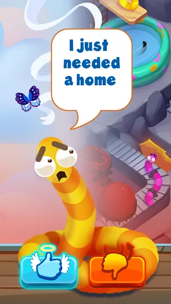 Worm out: Brain teaser games (Ворм аут) [МОД: Все открыто, Дополнительные деньги и Меню MOD] Screenshot 2