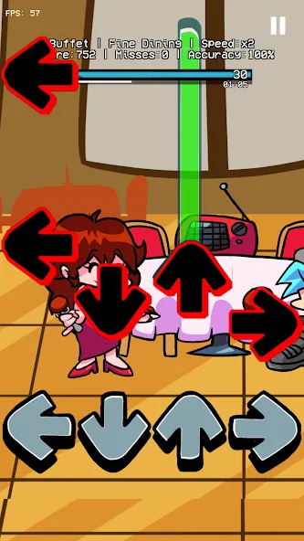 GF Buffet Night Burstin Mod (ФНФ Буфет Найт Берстин Мод) [МОД: Много монет, Открытые уровни и Мега MOD] Screenshot 3