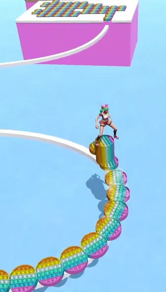 Stacky Dash (Стэки Дэш) [МОД: Все открыто, Дополнительные деньги и Меню MOD] Screenshot 1