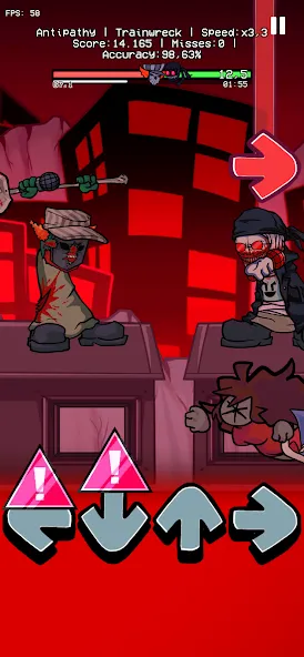 Antipathy Hank Madness Battle (ФНФ Антипатия Хенк 1 Мод) [МОД: Много монет, Открытые уровни и Мега MOD] Screenshot 1