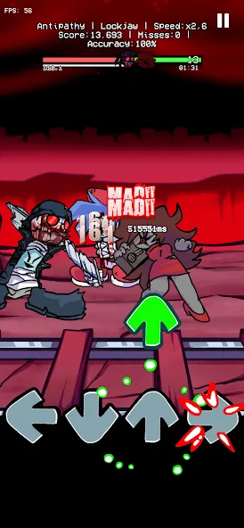 Antipathy Hank Madness Battle (ФНФ Антипатия Хенк 1 Мод) [МОД: Много монет, Открытые уровни и Мега MOD] Screenshot 2