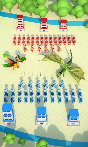 Merge And Conquer: Battle Game (Мердж энд Конкер) [МОД: Много монет, Открытые уровни и Мега MOD] Screenshot 2