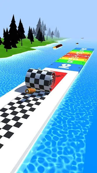 Spiral Roll (пирал Ролл) [МОД: Много монет, Открытые уровни и Мега MOD] Screenshot 4