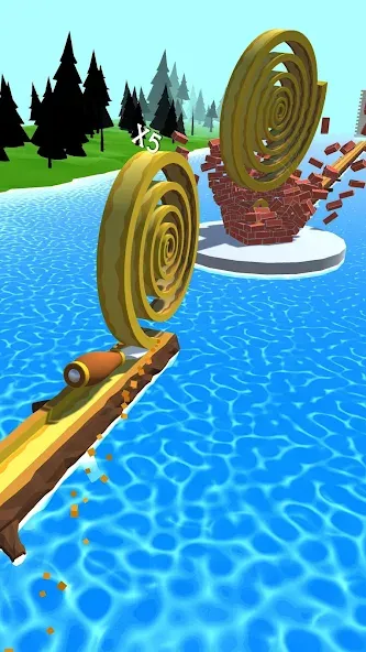 Spiral Roll (пирал Ролл) [МОД: Много монет, Открытые уровни и Мега MOD] Screenshot 5