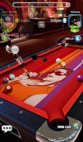 Pool Blitz (Пул Блиц) [МОД: Меню, Бесконечные монеты и Открытые уровни] Screenshot 1