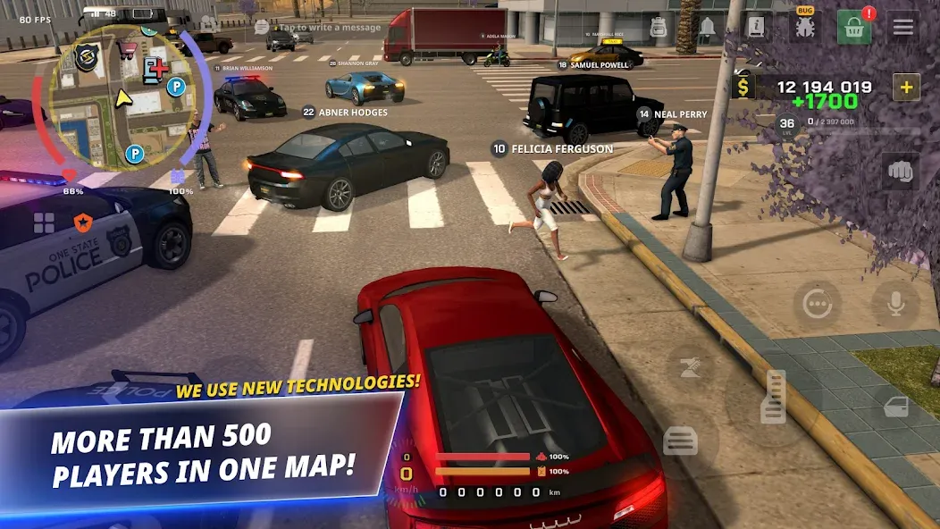 One State RP - Life Simulator (Ван Стейт РП) [МОД: Меню, Бесконечные монеты и Открытые уровни] Screenshot 1