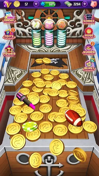 Coin Pusher (Коин Пушер) [МОД: Меню, Бесконечные монеты и Открытые уровни] Screenshot 2