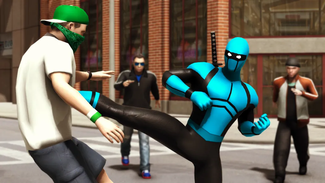Blue Ninja : Superhero Game (Блу Ниндзя) [МОД: Много денег, Монет и Все открыто] Screenshot 1