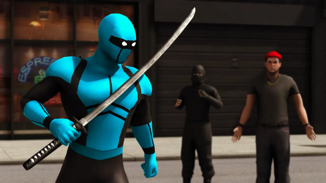 Blue Ninja : Superhero Game (Блу Ниндзя) [МОД: Много денег, Монет и Все открыто] Screenshot 2